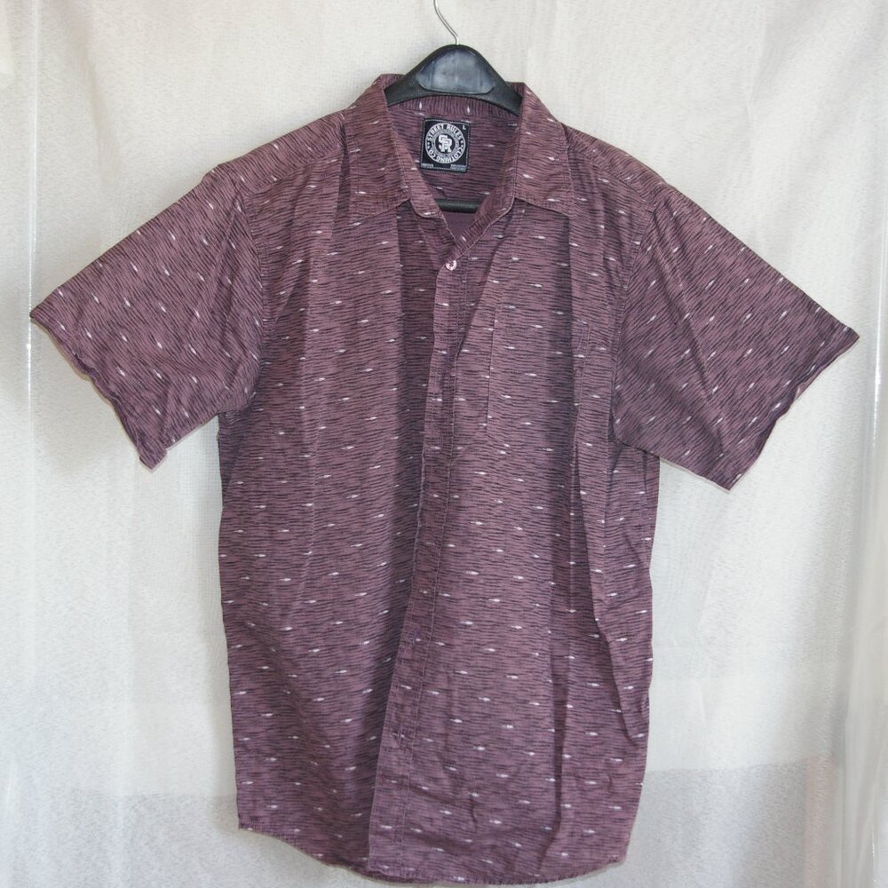 Street Rules Clothing Co Purple Button Shirt